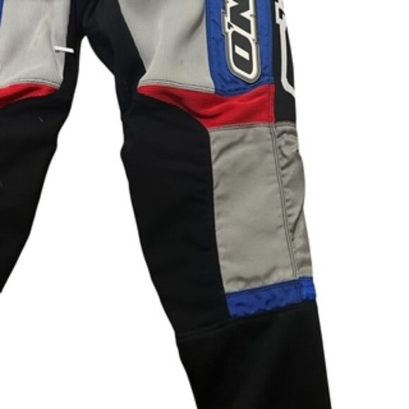 O’Neal Method MX Motorcycle ATV Riding Pants Red & Blue Inner Pads EUC Size  28 - Picture 8 of 12